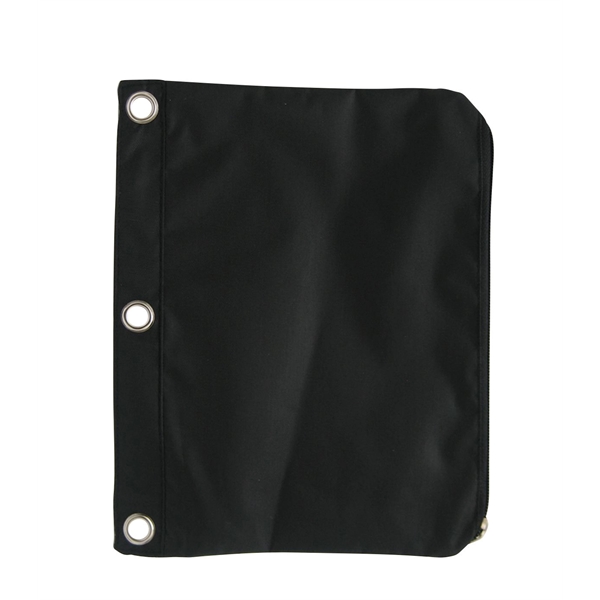 three-ring binder style zippered pen and pencil case in assorted colors.... from ASI 63549 Jornik Manufacturing Corp / Jornik