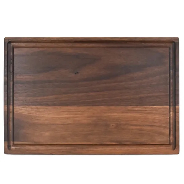 8" x 12" x 3/4" rectangular walnut cutting board with all-around... from ASI 74601 Calico
