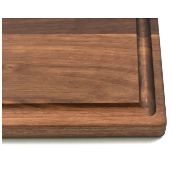 8" x 12" x 3/4" rectangular walnut cutting board with all-around... from ASI 74601 Calico