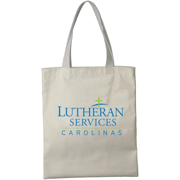 13" x 11" small book tote bag made of natural cotton... from ASI 31260 AdCapitol