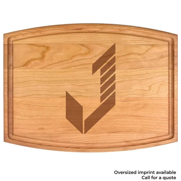 9" x 12 3/4" x 3/4" cherry wood butcher's block with... from ASI 74601 Calico