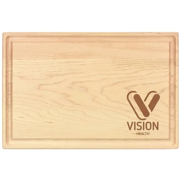 8" x 12" x 3/4" rectangular walnut wood cutting board with... from ASI 74601 Calico