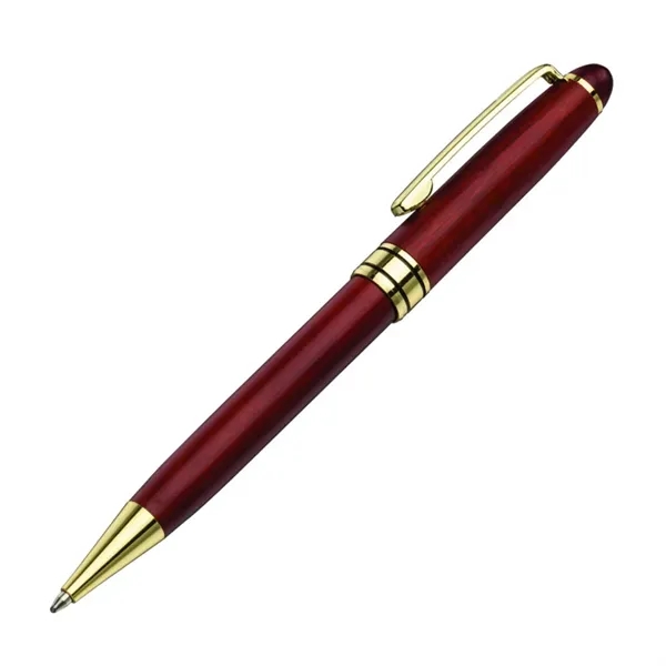 Rosewood ballpoint pen with gold trim.... from ASI 84592 St Regis Group