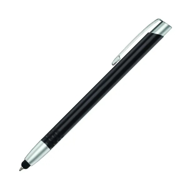 Aluminum click-action ballpoint pen with stylus.... from ASI 84592 St Regis Group