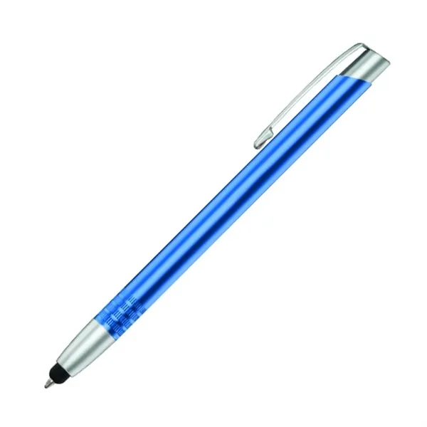 Aluminum click-action ballpoint pen with stylus.... from ASI 84592 St Regis Group