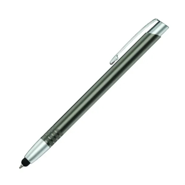 Aluminum click-action ballpoint pen with stylus.... from ASI 84592 St Regis Group