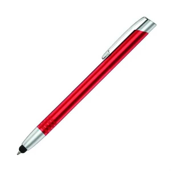 Aluminum click-action ballpoint pen with stylus.... from ASI 84592 St Regis Group