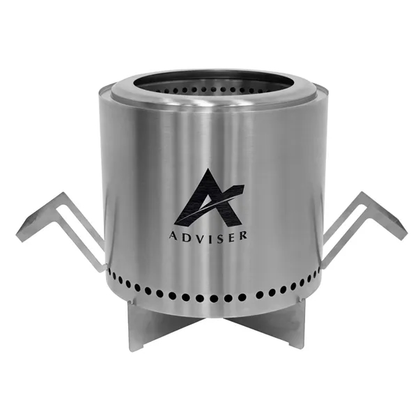 Bring the heat minus the hassle-this sleek stainless fire pit offers... from ASI 87188 Showdown Displays