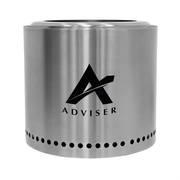 Bring the heat minus the hassle-this sleek stainless fire pit offers... from ASI 87188 Showdown Displays