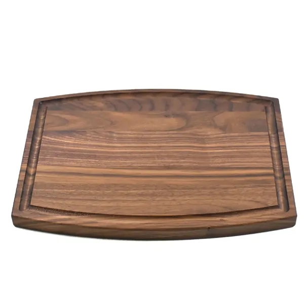 9" x 12 3/4" x 3/4" walnut cutting board with juice... from ASI 74601 Calico