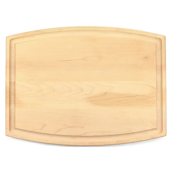 9" x 12 3/4" x 3/4" maple cutting board with juice... from ASI 74601 Calico