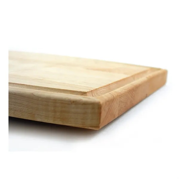 9" x 12 3/4" x 3/4" maple cutting board with juice... from ASI 74601 Calico