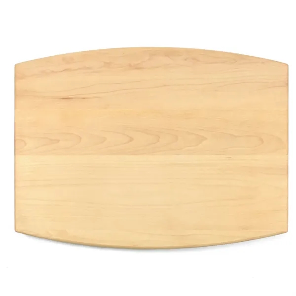 9" x 12 3/4" x 3/4" maple cutting board with juice... from ASI 74601 Calico