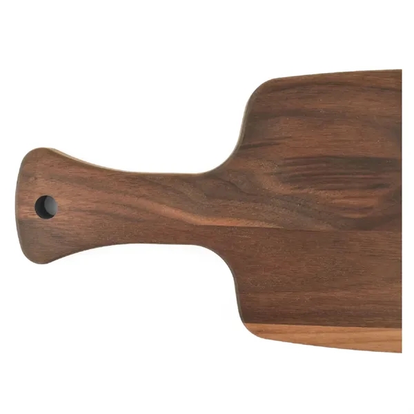 6" x 14.5" x 3/4" paddle-shaped walnut cutting board.... from ASI 74601 Calico