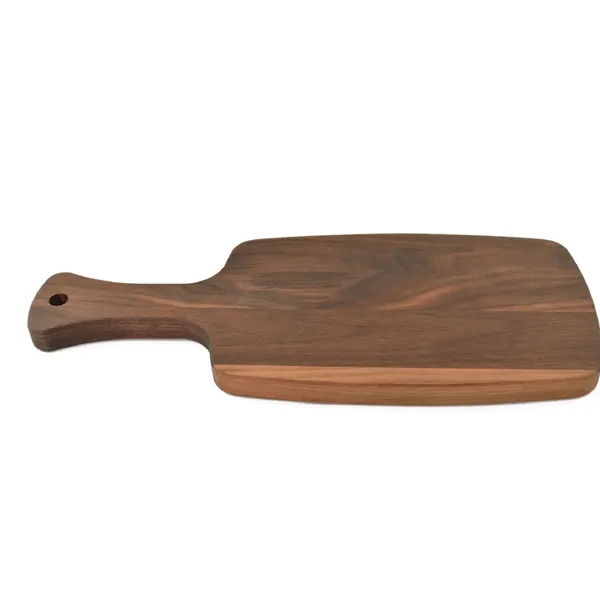 6" x 14.5" x 3/4" paddle-shaped walnut cutting board.... from ASI 74601 Calico