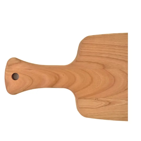 6" x 14.5" x 3/4" cherry wood paddle-shaped cutting board with... from ASI 74601 Calico