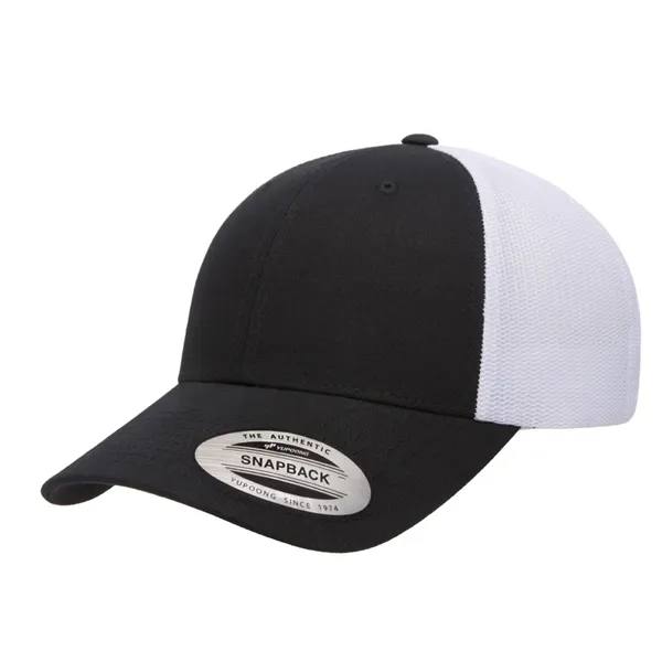 Yupoong 6601 YP Classics Elite Hat with leatherette patches or embroidery... from ASI 74601 Calico