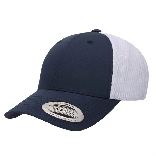 Yupoong 6601 YP Classics Elite Hat with leatherette patches or embroidery... from ASI 74601 Calico