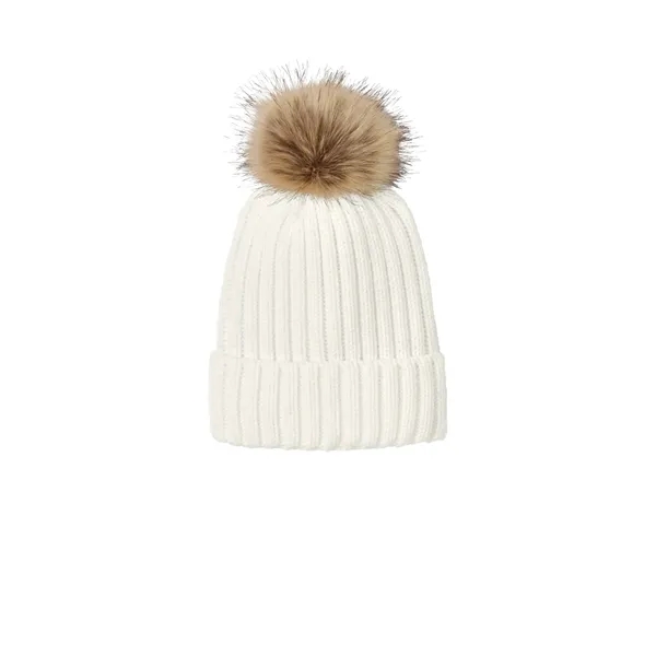 Port Authority Faux Fur Pom Beanie... from ASI 84863 SanMar
