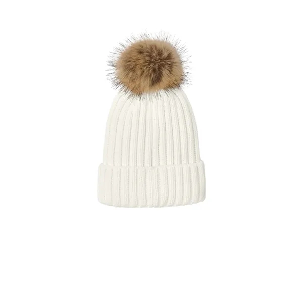 Port Authority Faux Fur Pom Beanie... from ASI 84863 SanMar