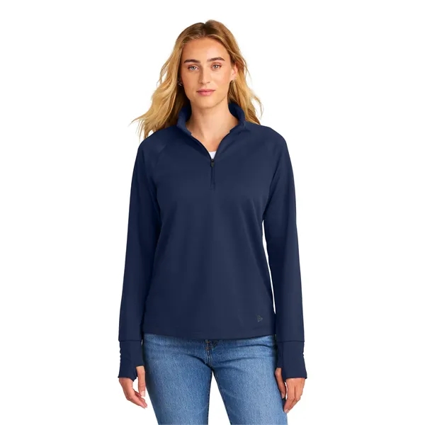 New Era Women's Stand Out 1/4-Zip... from ASI 84863 SanMar