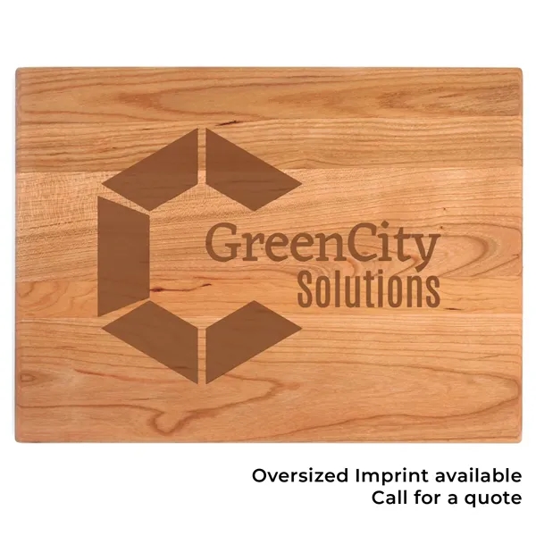 9" x 12" x 3/4" rectangular cherry wood cutting board.... from ASI 74601 Calico