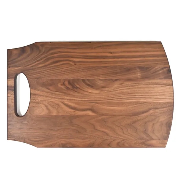 10 1/2" x 17 1/2" x 3/4" walnut cutting board with... from ASI 74601 Calico