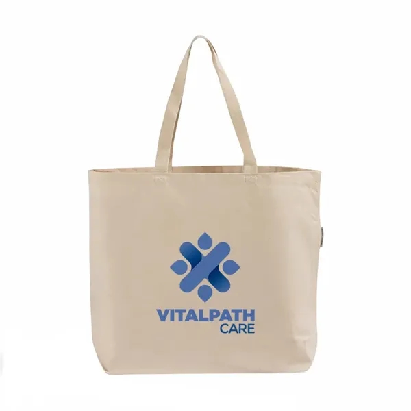 Organic canvas tote with long reinforced handles & gusset. Great for... from ASI 67557 LimeLight Ent