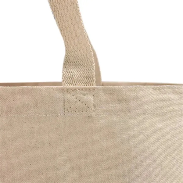 Organic canvas tote with long reinforced handles & gusset. Great for... from ASI 67557 LimeLight Ent