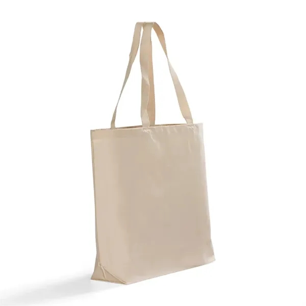 Organic canvas tote with long reinforced handles & gusset. Great for... from ASI 67557 LimeLight Ent