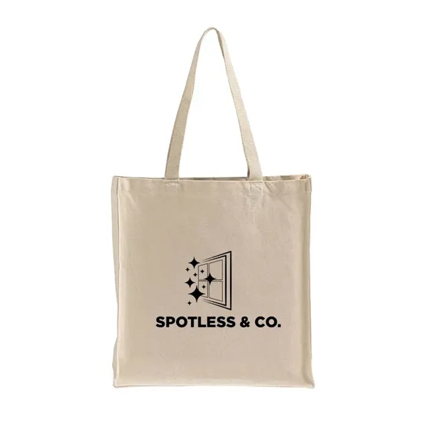 Eco-friendly organic cotton tote with gussets & reinforced handles-ideal for everyday... from ASI 67557 LimeLight Ent