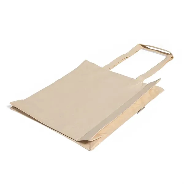 Eco-friendly organic cotton tote with gussets & reinforced handles-ideal for everyday... from ASI 67557 LimeLight Ent
