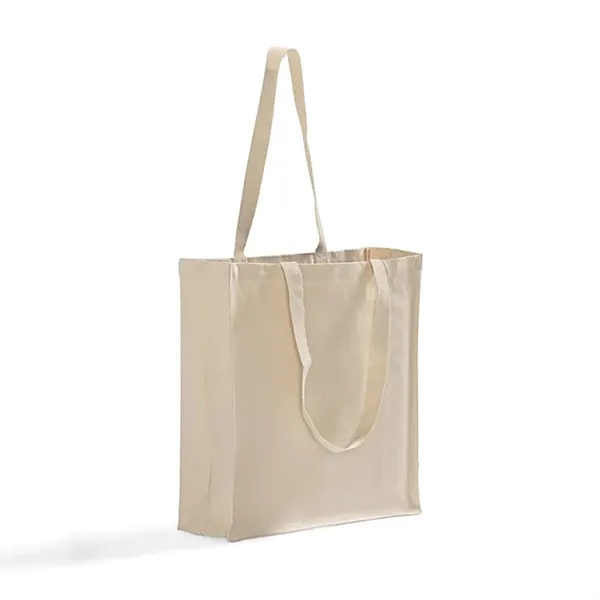 Eco-friendly organic cotton tote with gussets & reinforced handles-ideal for everyday... from ASI 67557 LimeLight Ent