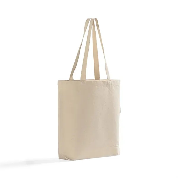 Durable organic canvas tote with reinforced handles-ideal for custom printed promotions,... from ASI 67557 LimeLight Ent