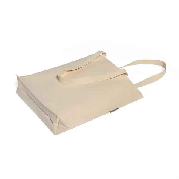 Durable organic canvas tote with reinforced handles-ideal for custom printed promotions,... from ASI 67557 LimeLight Ent