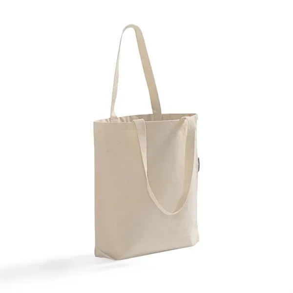 Durable organic canvas tote with reinforced handles-ideal for custom printed promotions,... from ASI 67557 LimeLight Ent