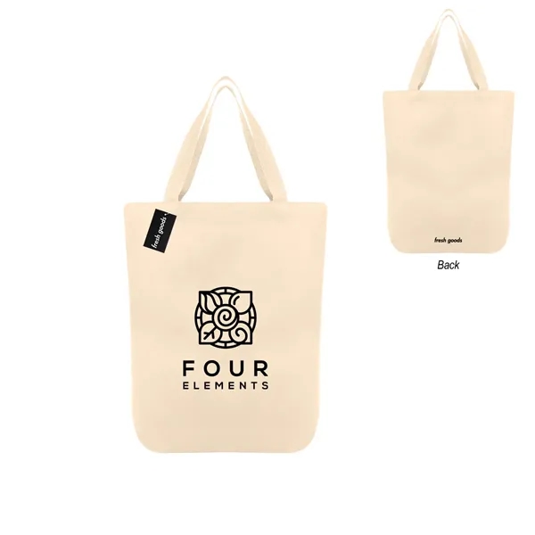 18" x 15.5" cotton tote bag with Fresh Goods hang tag.... from ASI 61125 Hit Promotional Products / Hit®