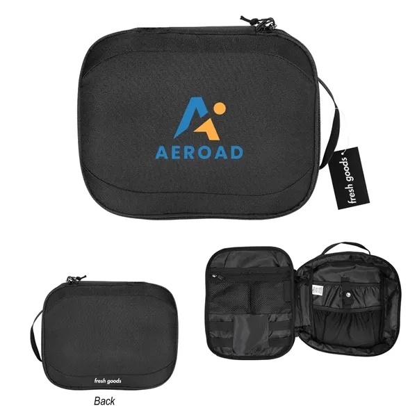 10" x 8" x 3" tech travel pouch with Fresh Goods... from ASI 61125 Hit Promotional Products / Hit®