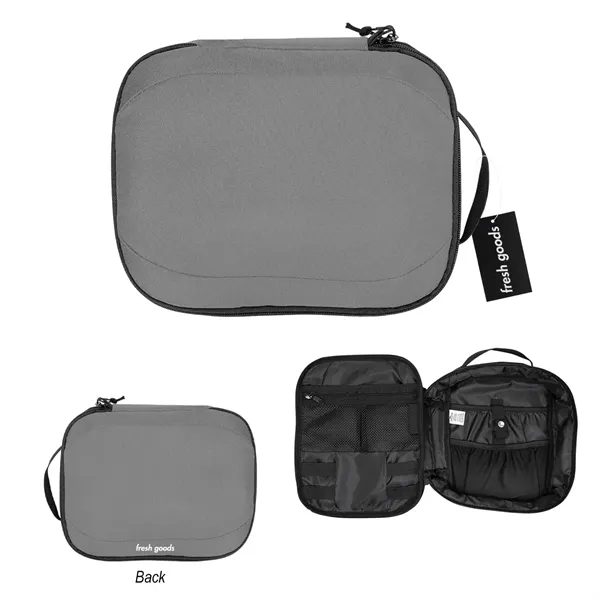 10" x 8" x 3" tech travel pouch with Fresh Goods... from ASI 61125 Hit Promotional Products / Hit®
