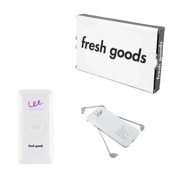 5-in-1 plastic wireless power bank.... from ASI 61125 Hit Promotional Products / Hit®