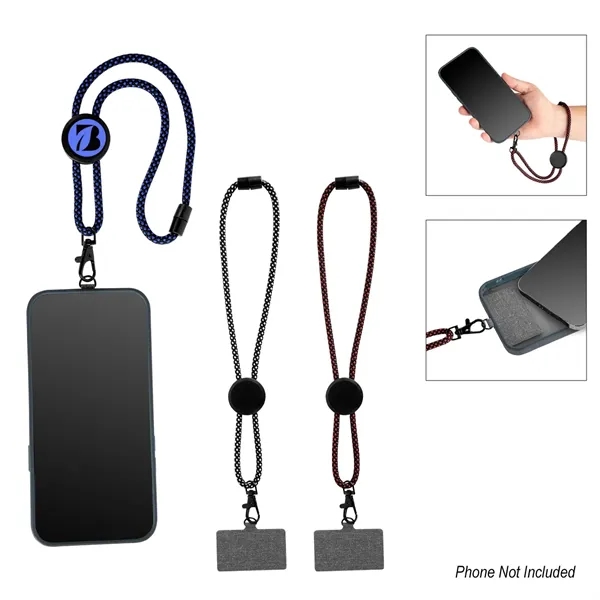 11" x 2.25" rPET phone tether wristlet.... from ASI 61125 Hit Promotional Products / Hit®