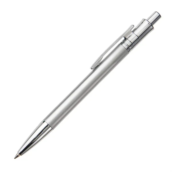 Metal click-action ballpoint pen with chrome trim.... from ASI 84592 St Regis Group