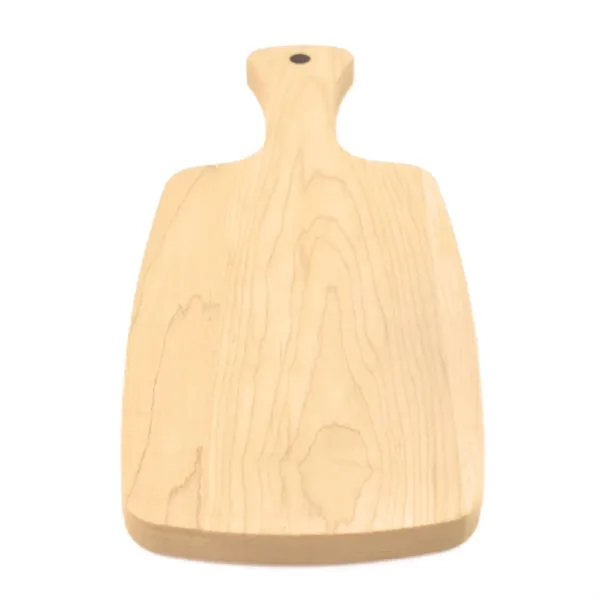6" x 14.5" x 3/4" maple paddle-shaped cutting board with handle.... from ASI 74601 Calico