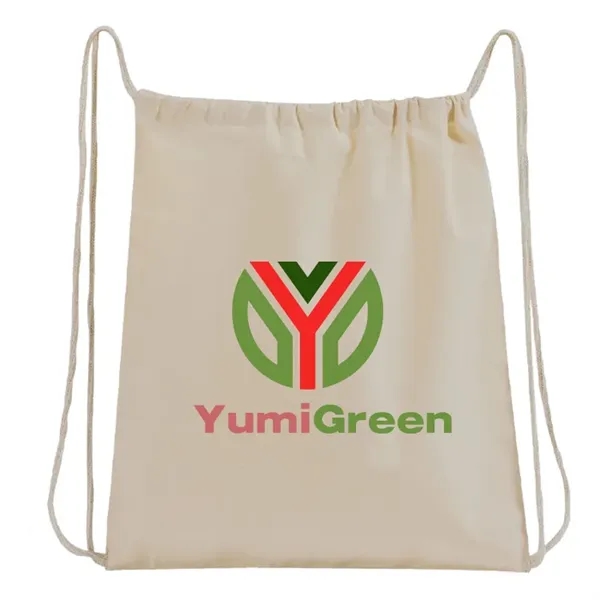 Eco-friendly canvas drawstring bag with jute accents. Great for events, schools,... from ASI 67557 LimeLight Ent