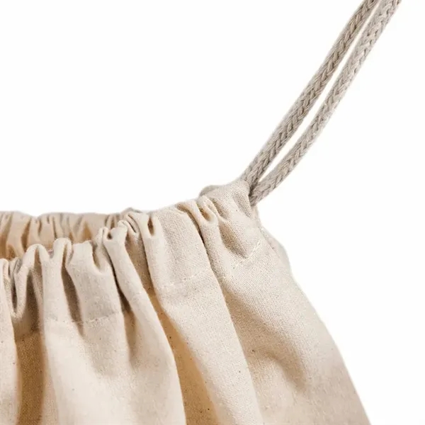 Eco-friendly canvas drawstring bag with jute accents. Great for events, schools,... from ASI 67557 LimeLight Ent