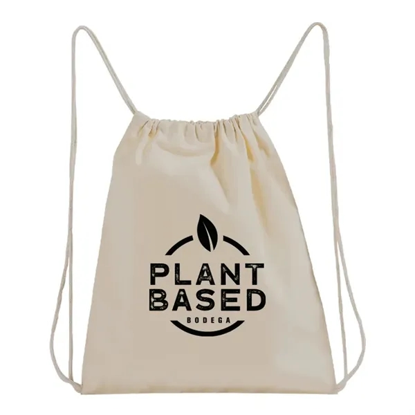 Eco-friendly canvas drawstring bag with jute accents. Great for events, schools,... from ASI 67557 LimeLight Ent
