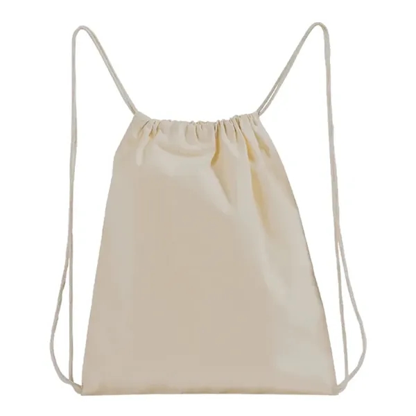 Eco-friendly canvas drawstring bag with jute accents. Great for events, schools,... from ASI 67557 LimeLight Ent