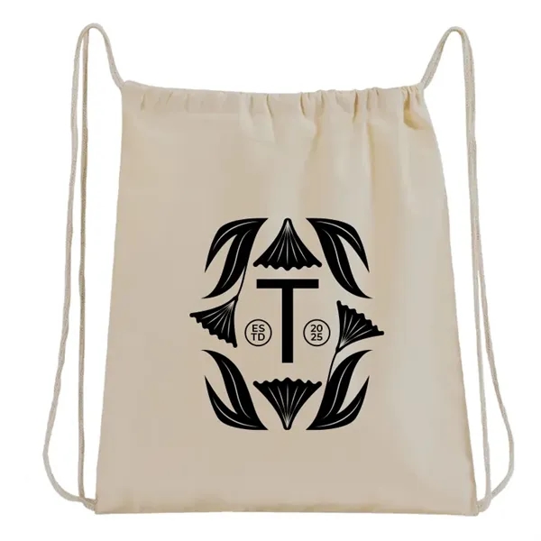 Eco-friendly canvas drawstring bag with jute accents. Great for events, schools,... from ASI 67557 LimeLight Ent