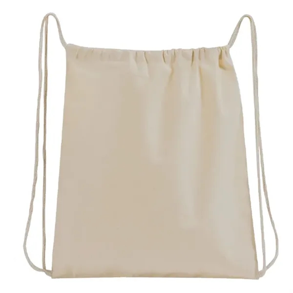 Eco-friendly canvas drawstring bag with jute accents. Great for events, schools,... from ASI 67557 LimeLight Ent