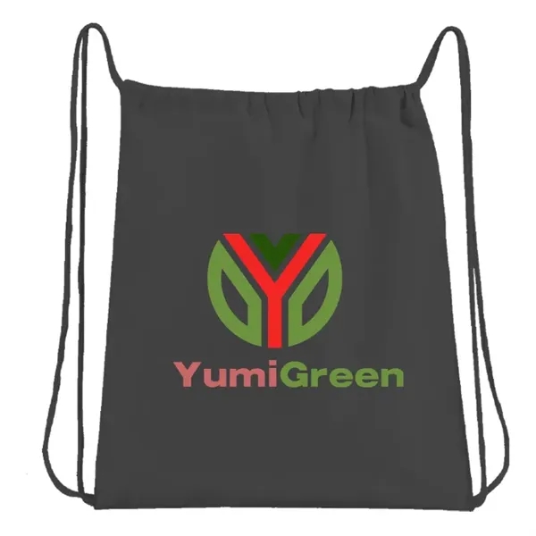 Eco canvas drawstring backpack with jute detail. Great for events, schools,... from ASI 67557 LimeLight Ent